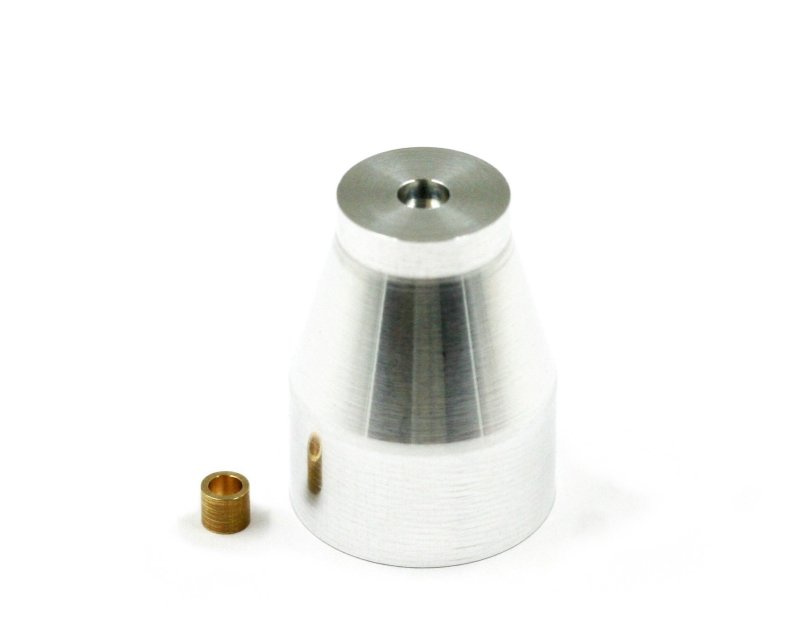 Cone for inserting hubcaps, disc brake and tyres