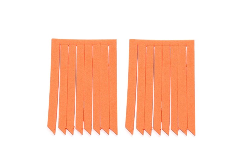Orange Foam Strips